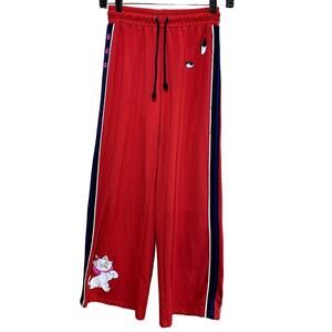 Disney Aristocats Ladies Small Polyester Blend Long Drawstring Yoga Sweat Pants